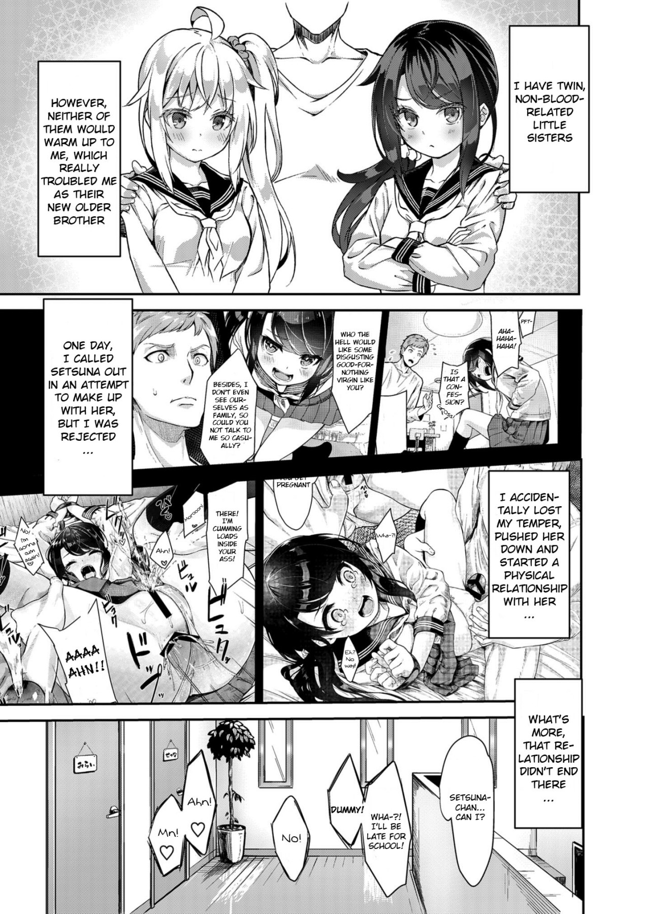 Hentai Manga Comic-Sister Breeding 2 - Outdoor Sex Training Edition with Step-sister Tsukimiya Mirai-Read-2